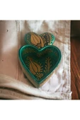 TREND UCUZLUK Dekoratif Kalp Şeklinde Takı Kutusu El İşlemeli thumbnail 3