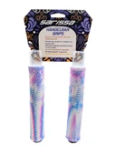 17 CM Mtb Bmx Freeride Elcik Silikon Bisiklet Elcik Kaymaz Yapı Dirt Jump Bisiklet Elciği Beyaz Mor thumbnail 5