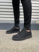 JY152 Cool Bağcıklı Süet Erkek Günlük Spor Klasik Ayakkabı SST - Siyah thumbnail 2