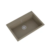 REAL STONE K003 DIDYMA 58 GRANİT EVİYE KAPUÇİNO 76.5 x 50 Cm Tezgah Üstü thumbnail 2