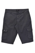 Erkek Kargo Cepli Kanvas Kapri Şort BGL-ST04736 thumbnail 4