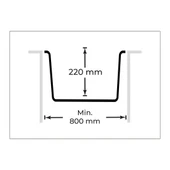 REAL STONE K003 DIDYMA 58 GRANİT EVİYE KREM 76.5 x 50 Cm Tezgah Üstü thumbnail 4