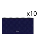 Keskin Color 2026 Haftalık Masa Takvimi 16x33 cm Spiralli Çizgili 10 Adet thumbnail 1