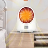 Mini Isıtıcı, Elektrikli Masaüstü Isıtıcı, Hızlı Isıtma Aşırı Isınma Koruması Ev Yatak Odası Ofis Masası Için Küçük Alan Isıtıcı İç Mekan Kullanımı, thumbnail 2