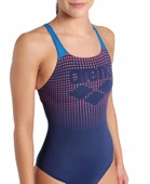 Arena Foggy Dots Swimsuit Swim Kadın Yüzücü Mayosu 007986760 thumbnail 5