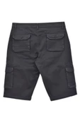 Erkek Kargo Cepli Kanvas Kapri Şort BGL-ST04736 thumbnail 7