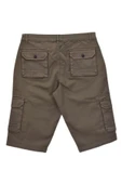 Erkek Kargo Cepli Kanvas Kapri Şort BGL-ST04736 thumbnail 8