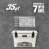 IGLOO Ultima 35 Qt RotoMold Buzluk 33 Litre thumbnail 7