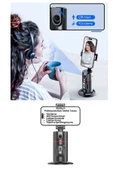 Profesyonel 360 Derece Yüz Takipli Gimbal Telefon Sabitleyici Tripod Fotoğraf/Video/Selfie/Reels thumbnail 2