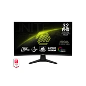 MSI 31.5 MAG 32C6 180HZ 1MS 1500R VA FHD 16:9  FreeSync Premium Kavisli Gaming Monitör thumbnail 1