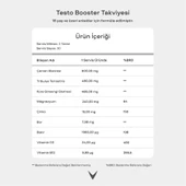 Virtus Testo Booster Tribulus Terrestris, Kore Ginsengi, Çemen, Bor, Vitamin D, Içeren Takviye Edici Gıda thumbnail 3