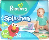 Pampers Splashers Diapers  size 3 / 4 24 CT by Pampers thumbnail 2