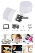 Usb İle Çalışan Taşınabilir Mini Led Işık, Usb Uyumlu Küçük Led Gece Lambası Beyaz 1 Adet thumbnail 3