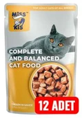 MİSS KİS 100 GR CHICKEN YAŞ MAMA 12 ADET thumbnail 1