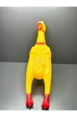 30 cm Öten Horoz Tavuk Sesi Bağıran Şaka Oyuncağı thumbnail 4