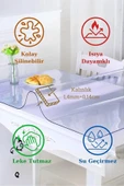 Şeffaf Kalın Masa Örtüsü Koruyucusu Tüm Ebatları 1.3 Mm pvc thumbnail 1