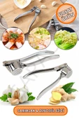 Paslanmaz Çelik Pratik Sarımsak ve Zencefil Ezici Pense 1 Adet thumbnail 2
