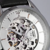 JACQUES LEMANS DERBY AUTOMATIC 1-2087A ERKEK KOL SAATİ thumbnail 5