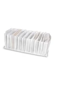 11 Bölmeli Çekmece İçi Katlanır Çamaşır Düzenleyici Organizer 13 x 13 x 38 cm thumbnail 3