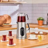 Karaca Cool Touch 1503 Dijital Çift Cidarlı Çay Makinesi Inox thumbnail 6