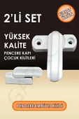Yüksek Kalite Pimapen Pencere Balkon Kapısı Güvenlik Emniyet Çocuk Kilidi 2 Adet thumbnail 1
