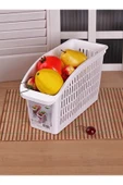 6 Adet Buzdolabı Içi Düzenleyici Sebze Meyve Sepeti Mutfak Banyo Tezgah Altı Üstü Organizer thumbnail 4