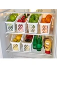 6 Adet Buzdolabı Içi Düzenleyici Sebze Meyve Sepeti Mutfak Banyo Tezgah Altı Üstü Organizer thumbnail 3