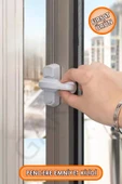 Yüksek Kalite Pimapen Pencere Balkon Kapısı Güvenlik Emniyet Çocuk Kilidi 2 Adet thumbnail 2