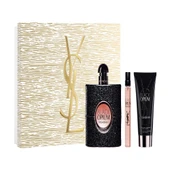 Yves Saint Laurent Black Opium EDP 90 ml + 10 ml + 50 ml Body Lotion Kadın Parfüm Seti thumbnail 1