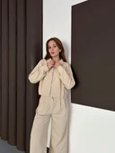 Trenç takım alt üst bej ons thumbnail 2