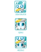 Pasifik Toys Uzaktan Kumandalı Disk Atan Robot Mavi 60630 thumbnail 4