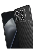 Xiaomi Mi 15T Pro Kılıf Karbon Görünümlü Silikon Azn-Negro thumbnail 3