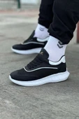Wagoon WG062 Siyah Beyaz Triko Erkek Spor Ayakkabı thumbnail 2