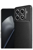 Xiaomi Mi 15T Pro Kılıf Karbon Görünümlü Silikon Azn-Negro thumbnail 2