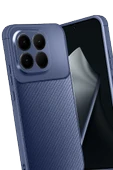 Xiaomi Mi 15T Kılıf Karbon Görünümlü Silikon Azn-Negro thumbnail 3