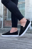 Wagoon WG061 Siyah Triko Babet Erkek Casual Ayakkabı thumbnail 1