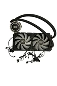 Aztech LIQUID COOLING AZ240 - 1B AM5 1700P 240mm ARGB Fan Siyah Sıvı Soğutucu thumbnail 3