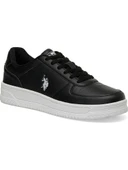 U.S.POLO ASSN.ROBERT 4FX SİYAH BEYAZ COMFORT CASUAL SPOR AYAKKABISI thumbnail 4