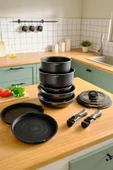 Karaca Biodiamond Easy Clip 12 Parça İndüksiyon Tabanlı Tencere Seti thumbnail 1