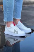 Wagoon WG040 Beyaz Gri Erkek Casual Ayakkabı thumbnail 3