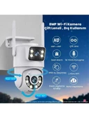 Multibox MBG-29AI Wifi Çift Lens 3+3mp Akıllı Güvenlik Kamerası Renkli Gece Görüş, Sesli, 1.5A Adaptör Dahil thumbnail 2