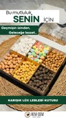 Hediyelik Karışık Lüx Leblebi Kutusu 500 gr -02 thumbnail 1