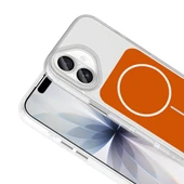 Apple iPhone 17 Kılıf Metal Buton Tasarımlı Zr-ikonik thumbnail 1