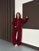 Trenç takım alt üst bordo ons thumbnail 6