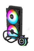 Aztech LIQUID COOLING AZ240 - 1B AM5 1700P 240mm ARGB Fan Siyah Sıvı Soğutucu thumbnail 1