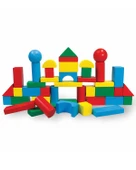 Woodoy Kovalı Ahşap Büyük Renkli Bloklar 80 Parça KR 014 thumbnail 2
