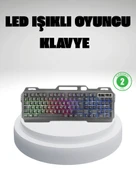 RGB Işıklı  Klavye Mouse Seti – Türkçe Q, Ayarlanabilir DPI, Ergonomik ve Dayanıklı Tasarım thumbnail 1