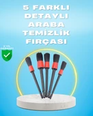 5'li Araba Temizlik FırçalarıFarklı Boyutlu Fırçalarla Derinlemesine Temizlik thumbnail 1