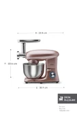Karaca Multichef Stand Mikser Rosegold Mutfak Şefi 1900w 5,5l Kıyma Çekme Sucuk-sosis Içli Köfte Ap. thumbnail 2