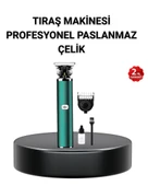 180 Da Kullanım Süreli Şarjlı Tıraş Makinesi – Hızlı Şarj, USB Girişli, Yüksek Kapasiteli thumbnail 1